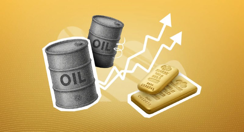 رابطه بین قیمت جهانی نفت و قیمت جهانی طلا
